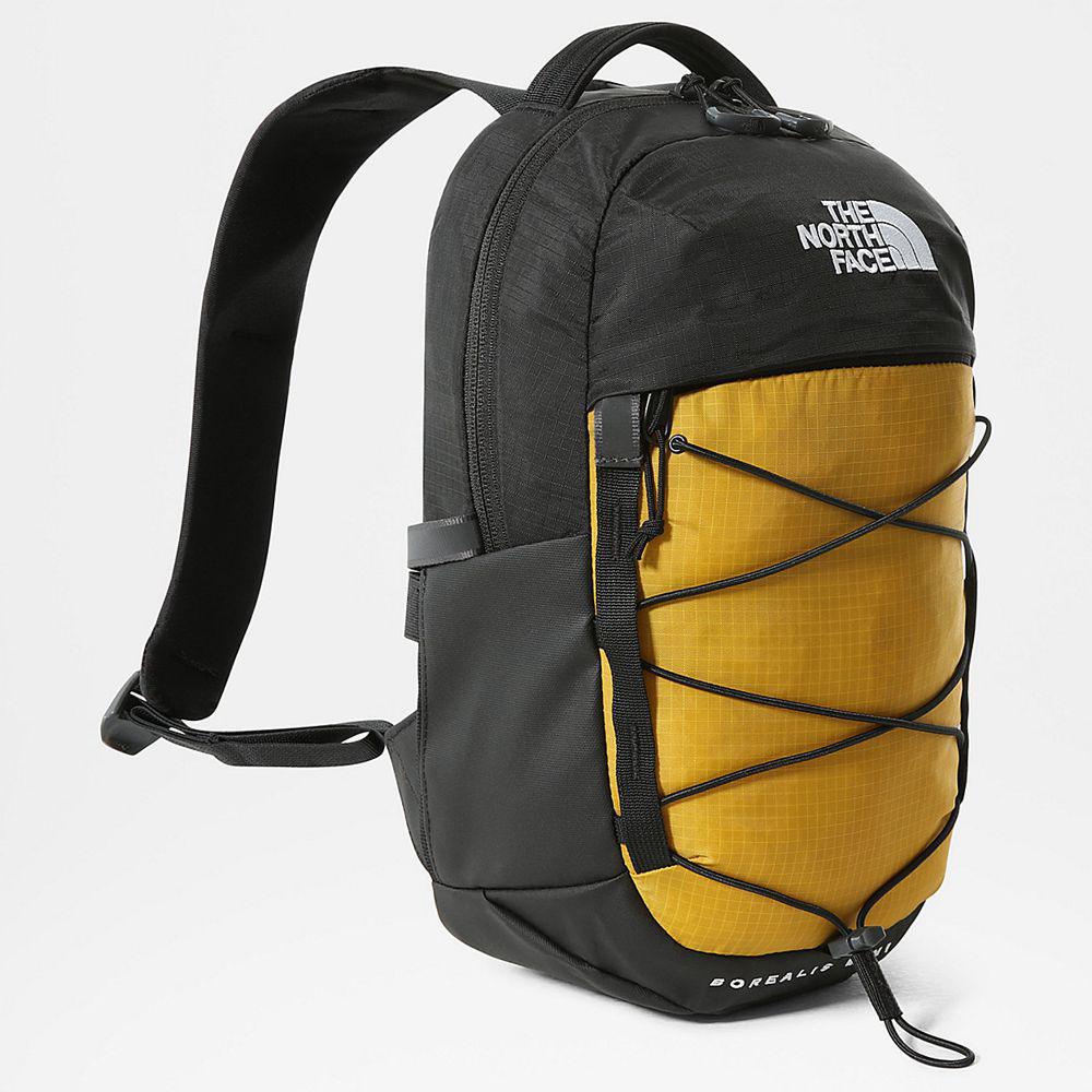 The North Face Borealis Mini Ανδρικα Σακιδιο Πλατησ - Κίτρινα / Μαυρα (WEVZ29718)